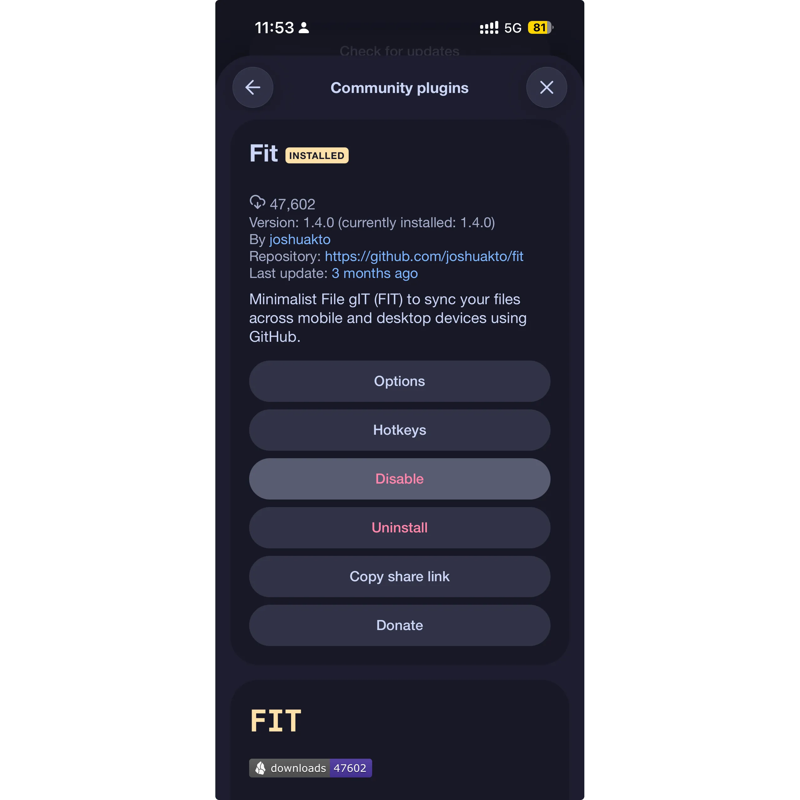 Obsidian sync on iPhone